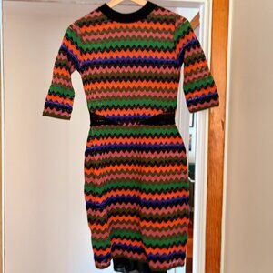 Missoni knit dress with sleeves